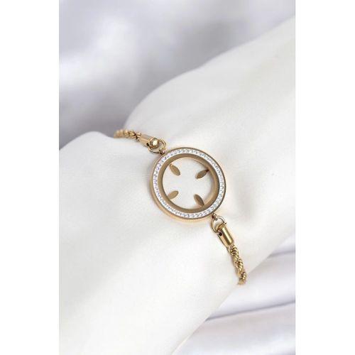 316L Çelik Burgu Zincir Model Çeyrek Takılabilir Bileklik