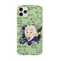 iPhone 11 Pro Einstein In Formula Desenli Premium Silikonlu Telefon Kılıfı