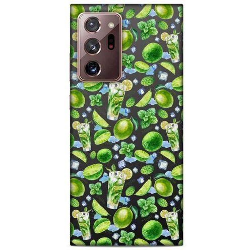 Frutix Lime 01 Samsung Galaxy Note 20 Ultra Kılıf Desenli Silikon