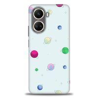 Tecno Camon 19 Neo Kılıf HD Baskılı Kılıf - Gezegenler Çizim + Tam Ekran Koruyucu