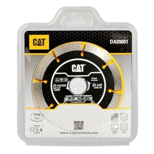 CAT DA09001 115mm Profesyonel Beton, Tuğla, Parke Taşı Elmas Kesme Diski (Soketli, Aralıklı Kenar)
