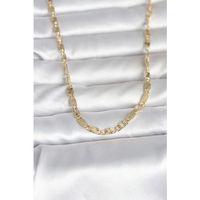 CM 14K Gold Renk Lazer Model 45 cm Kadın Kolye