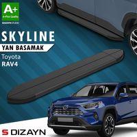 S-Dizayn Toyota RAV 4 5 Skyline Siyah Yan Basamak 173 Cm 2018 Üzeri A+ Kalite