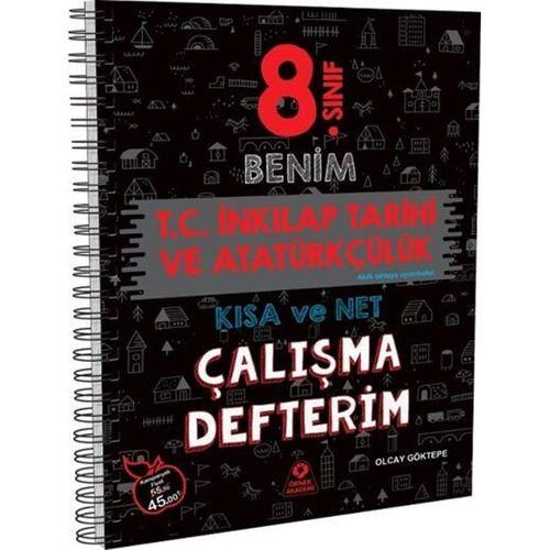 8. Sınıf Benim T.C İnkılap Tarihi ve Atatürkçülük Çalışma Defterim Örnek Akademi