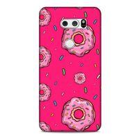 LG K50S Uyumlu Kılıf Pembe Delisi (28) Arka Kapak Donut