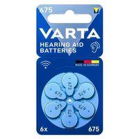Varta 675 Numara Kulaklık İşitme Cihazı Pili (6'lı Paket)