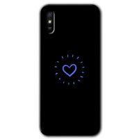 Xiaomi Redmi 9A HD Baskılı Kılıf + 9D Tam Ekran Koruyucu - Heart Strokes