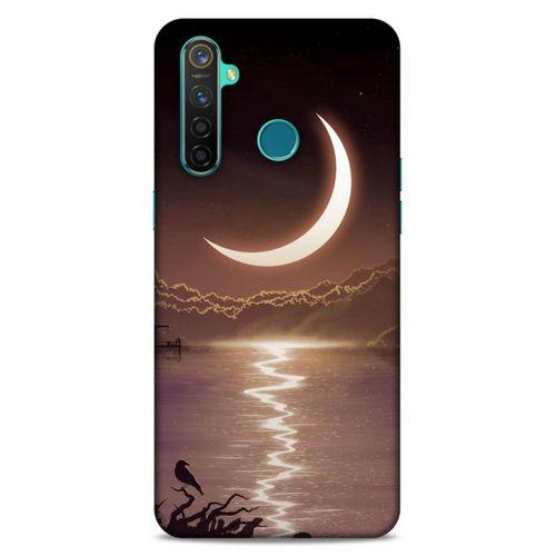 Lopard Oppo Realme 5 Pro Uyumlu Kılıf Gece'S (34) Slim Armor Kılıf Kırmızı Gece