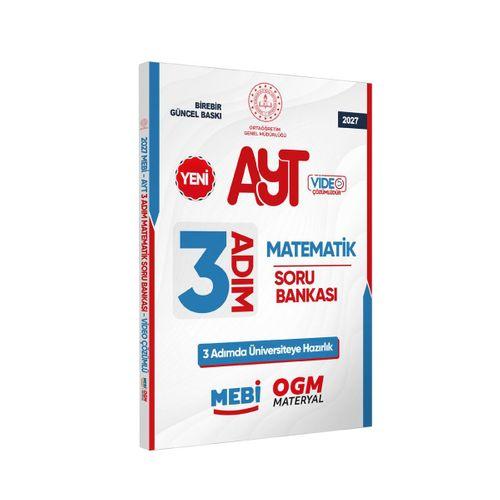 2027 AYT MEBİ-OGM 3 ADIM Matematik Soru Bankası RENKLİ A4 Boyut Video Çözümlü BASKI ÜCRETİ