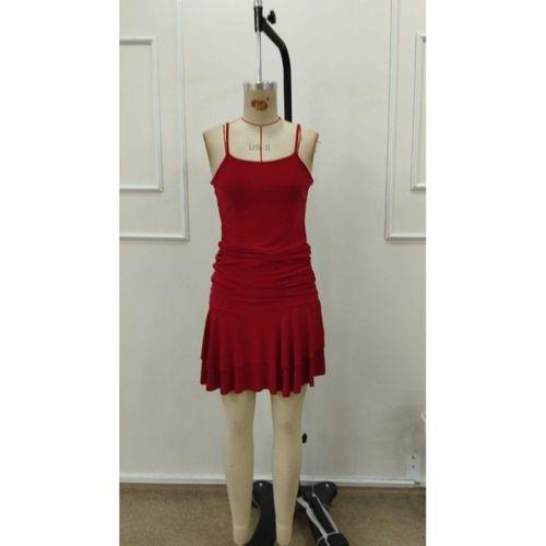 Kadın Ip Askılı Yuvarlak Yaka Büzgülü Kısa Sandy Elbise