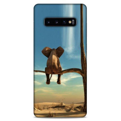 Lopard Samsung Galaxy S10 Plus Uyumlu Kılıf Manipülasyon ☻ (3) Kapak Baskılı