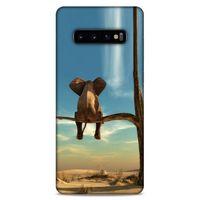Lopard Samsung Galaxy S10 Plus Uyumlu Kılıf Manipülasyon ☻ (3) Kapak Baskılı