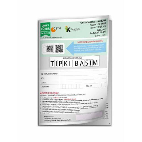 2026/1 YÖKDİL İngilizce SAĞLIK BİLİMLERİ ÖSYM Çıkmış Soru Tıpkı Basım Deneme Kitapçığı Türkiye Genel