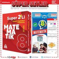 Örnek Akademi 8.Sınıf Süper İkili Matematik Seti ve Evrensel Yaprak Test Seti 2 Kitap