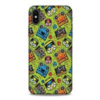 Retro (5) Desen Koruma Kabı Renkli Apple Iphone X Kılıf