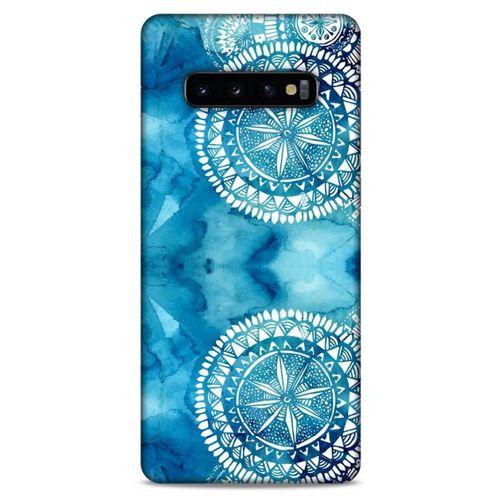 Samsung Galaxy S10 Plus Uyumlu Kılıf Mavi Delisi (45) Liquid Air Kılıf Suluboya Motif