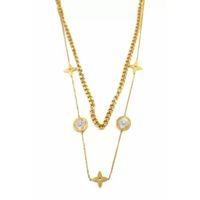 Vc Yonca Kolye - Altın