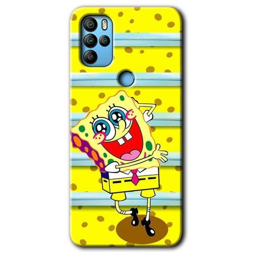 Potkal Hediye Fabrikası General Mobile GM 21 Pro HD Baskılı Kılıf + 9D Tam Ekran Koruyucu - Aşık Sünger Bob