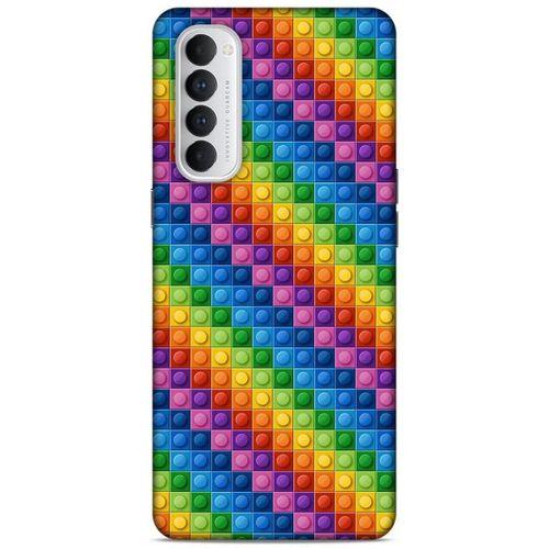 Lopard Oppo Reno 4 Pro Uyumlu Kılıf BloX (3) Kapak Karışık Çok Renkli