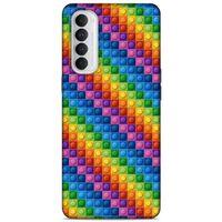 Lopard Oppo Reno 4 Pro Uyumlu Kılıf BloX (3) Kapak Karışık Çok Renkli