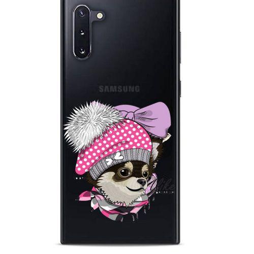 Zoologix (54) Samsung Galaxy Note 10 Şeffaf Kılıf Silikon Desenli