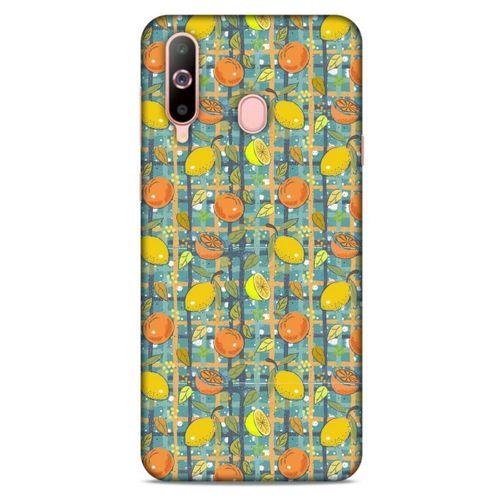 Frutix Turunç 06 Samsung Galaxy A60 Kılıf Desenli Silikon