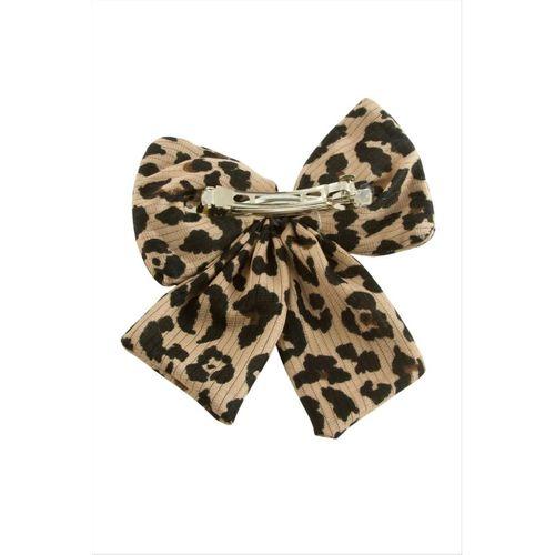 Leopar Desenli Fiyong Otomatik Toka 14 cm