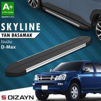 S-Dizayn Isuzu D-Max Skyline Krom Yan Basamak 203 Cm 2007-2012 A+ Kalite