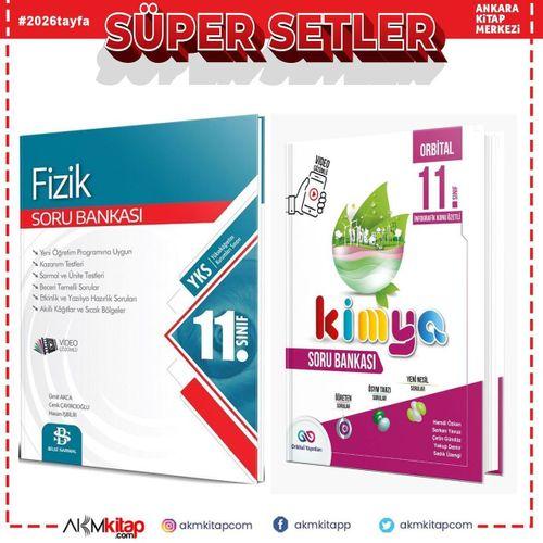 Bilgi Sarmal 11. Sınıf Fizik ve Orbital Kimya Soru Bankası Seti 2 Kitap
