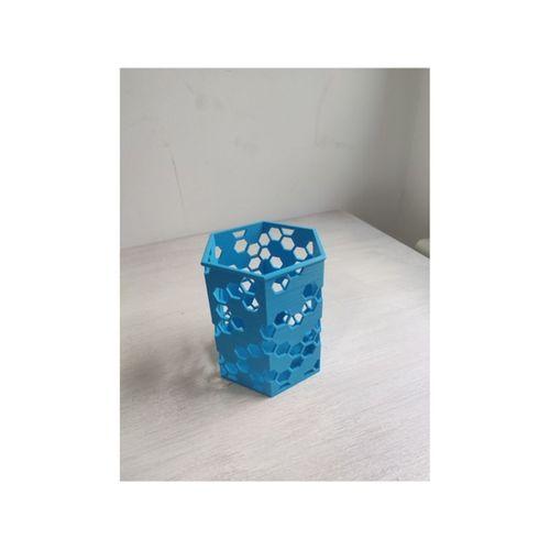 Altıgen Izgara Kalemlik 3D Baskı (Bu ürün Sadece Plastik parçadır - Almadan Önce Soru Sorabilirsiniz)
