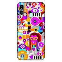Lopard Samsung Galaxy M40 Uyumlu Kılıf Soyut Sanat (20) Desenli Koruyucu Kılıf
