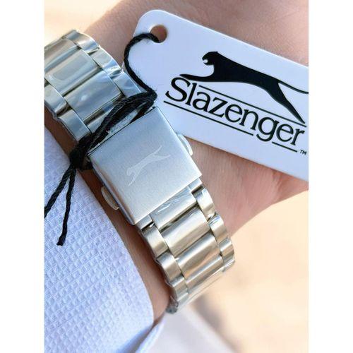 Slazenger İtalyan Tasarım Bileklik Hediyeli 2 Yıl Garantili 10 Atm Çelik Erkek Kol Saat ESL.2264.09
