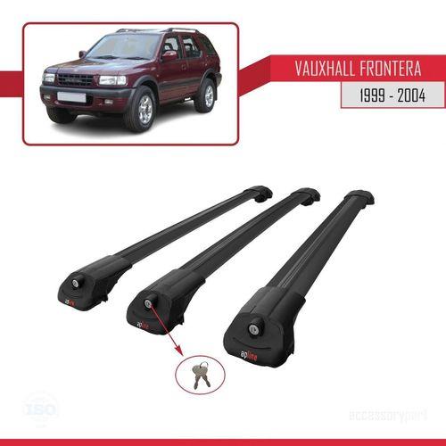 Vauxhall Frontera 1999-2004 Arası ile uyumlu ACE-1 Ara Atkı Tavan Barı SİYAH 3 ADET BAR