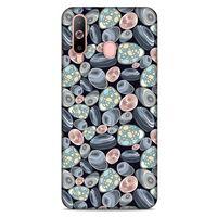 Samsung Galaxy A60 Kılıf Baskılı Özel Seri Taşlı (14) Lansman Kılıf