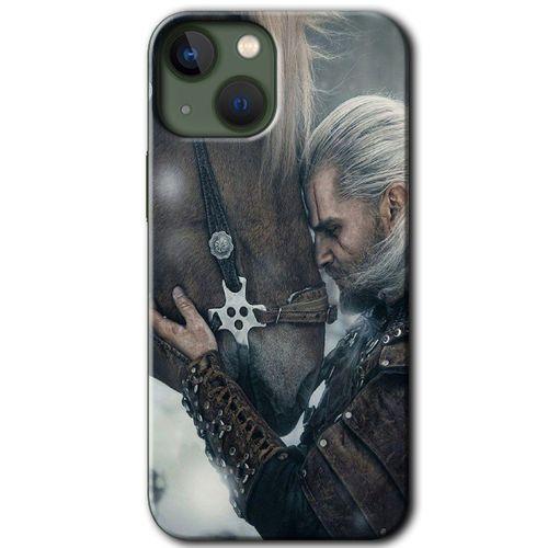 BeRa Aksesuar iPhone 13 Mini Kılıf Baskılı Kapak - Kadim Dost +Tam Kaplayan Mat Seramik