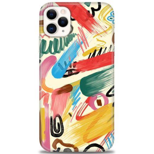 iPhone 11 Pro Max Kılıf HD Baskılı Kılıf - Sanat + Tam Ekran Koruyucu