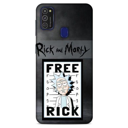 Samsung Galaxy M21 Uyumlu Kılıf Rick And Morty (6) Silikon Kılıf Original Jerry