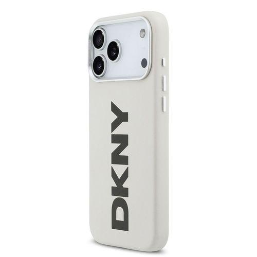 Apple iPhone 17 Pro Max Kılıf DKNY Orjinal Lisanslı M-safe Şarj Özellikli PU Büyük Dikey Logolu Kapak