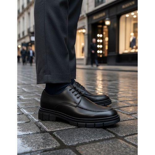 BA0237 Bağcıklı Klasik Yüksek Taban Casual Erkek Ayakkabı