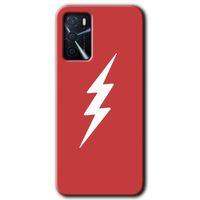 MRCİLETİSİM Oppo A16 Kılıf Kapak - Flash Logo +Hayalet Ekran Yandan Gözükmez