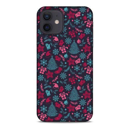 Yılbaşı Süsleri 35 Apple iPhone 12 Kılıf Silikon Kapak