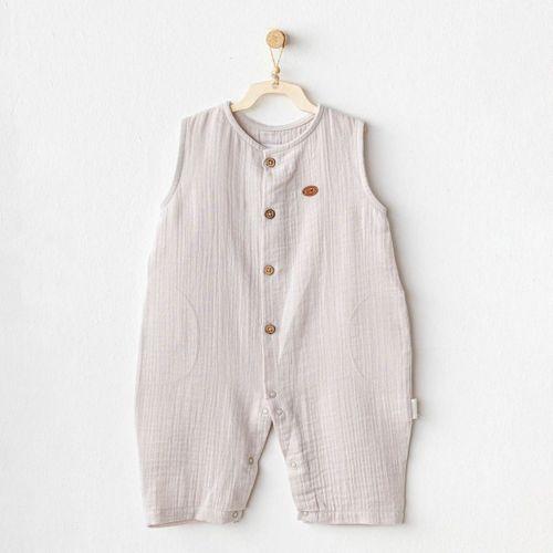 Andywawa AC25883 Müslin Home Bebe Tulum Beige