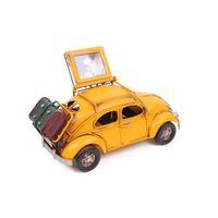 Dekoratif Metal Araba Çerçeveli Biblo Dekoratif Hediyelik