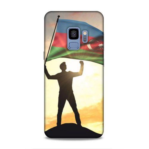 Samsung Galaxy S9 Uyumlu Kılıf Azarbaijan (3) Kapak Azerbaycan Bayrak
