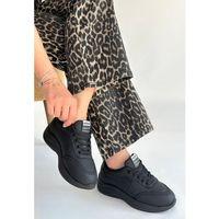 Yejja Siyah Cilt Bağcıklı Spor Ayakkabı