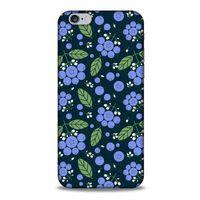 Frutix Blueberry 01 Apple Iphone 6S Kılıf Desenli Silikon