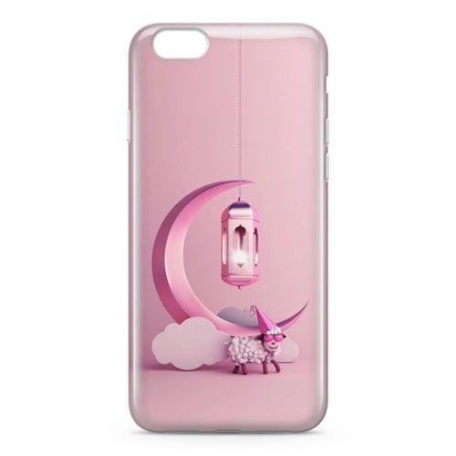 Apple iPhone 6 6s Kılıf Pembe Süsler Arka Kapak Koruma Desenli Full Koruyucu