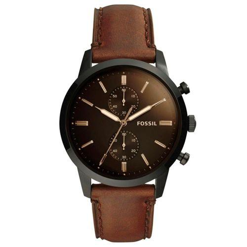 Fossil FFS5437 Quartz Deri Kahverengi 44 mm Erkek Kol Saati