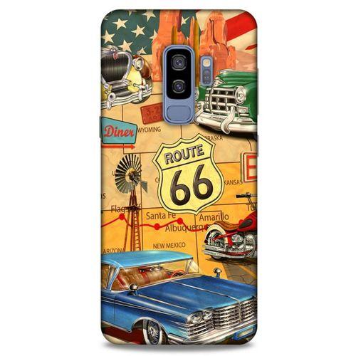 Retro (20) Desen Koruyucu Kılıf Renkli Samsung Galaxy S9 Plus Kılıf