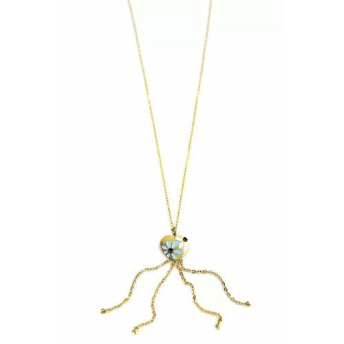 Zincirli Kalp Kolye - Altın